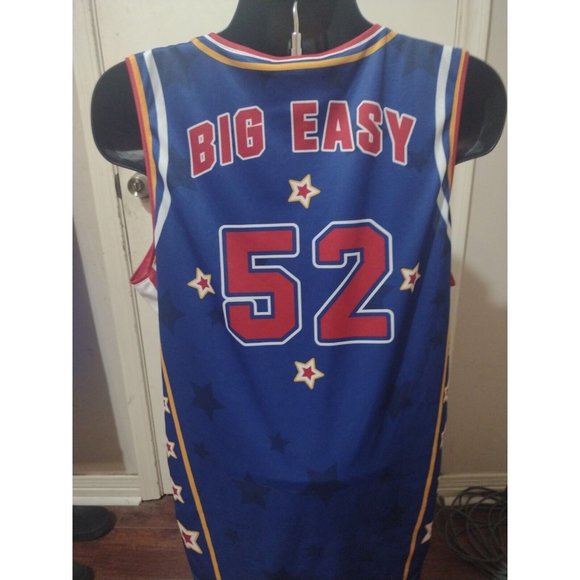 Champion Harlem Globetrotters Basketball Jersey Mens XL Big Easy #52 Blue - Picture 5 of 10